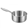 VEVOR 1.5 QT Saucepan, Stainless Steel Saucepan with Glass Lid, Multipurpose Nonstick Stainless Steel Small Cooking Sauce Pot with Ergonomic Handle, Friendly for Oven, Dishwasher, Induction Cooker