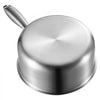 VEVOR 1.5 QT Saucepan, Stainless Steel Saucepan with Glass Lid, Multipurpose Nonstick Stainless Steel Small Cooking Sauce Pot with Ergonomic Handle, Friendly for Oven, Dishwasher, Induction Cooker