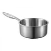 VEVOR 1.5 QT Saucepan, Stainless Steel Saucepan with Glass Lid, Multipurpose Nonstick Stainless Steel Small Cooking Sauce Pot with Ergonomic Handle, Friendly for Oven, Dishwasher, Induction Cooker