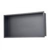 VEVOR Shower Niche, 13 x 25 x 4 inch Recessed Wall Niche, Heavy-duty Stainless Steel Modern Soap & Shampoo Storage Organizer, Sealed Waterproof, Durable & Easy to Install,Black for Bathroom
