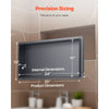 VEVOR Shower Niche, 13 x 25 x 4 inch Frameless Recessed Wall Niche, Heavy-duty Stainless Steel Modern Shampoo Storage Organizer, Sealed Waterproof, Durable & Easy to Install, Black for Bathroom