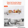 VEVOR Stainless Steel Shelf 12" x 72" Foldable Wall Mount Floating Shelf, Heavy-Duty Commercial Shelves with Brackets, 300LBS Capacity, Easy to Clean, Suitable for Restaurant, Home Kitchen, Garage