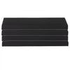 VEVOR 4 PCS Acoustic Panels, 2 inch Thick 23.6 x 11.8 inch Fiberglass Sound Absorbing Panels, Self-adhesive Soundproof Wall Boards, for Studios, Office, Home Theater,Meeting Room, Black