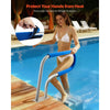 VEVOR Pool Rail, 31 x 22 inch Pool Handrail, 220 lbs Load Capacity Heavy Duty 304 Stainless Steel Swimming Handrail, Detachable Nonslip Sleeve, Rich Accessories, for Poolside, Water Parks， Spa Centers