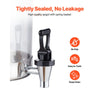 VEVOR Beverage Dispenser, 2.1 Gallon Drink Dispenser for Parties, Stainless Steel + Plastic Juice Dispensers with Spigot Ice Chamber Tray, Iced Tea Lemonade Juice Dispensers, for Restaurants, Hotels