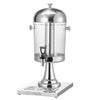 VEVOR Beverage Dispenser, 2.1 Gallon Drink Dispenser for Parties, Stainless Steel + Plastic Juice Dispensers with Spigot Ice Chamber Tray, Iced Tea Lemonade Juice Dispensers, for Restaurants, Hotels