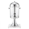 VEVOR Beverage Dispenser, 2.1 Gallon Drink Dispenser for Parties, Stainless Steel + Plastic Juice Dispensers with Spigot Ice Chamber Tray, Iced Tea Lemonade Juice Dispensers, for Restaurants, Hotels