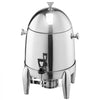 VEVOR Stainless Steel Beverage Dispenser, 2.7 Gallon Drink Dispenser  with Alcohol Burner, Hot & Cold Drink Dispensers for Coffee Tea Hot Water, with Spigot Ice Tube, for Restaurants, Hotels, Parties