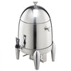 VEVOR Stainless Steel Beverage Dispenser, 2.7 Gallon Drink Dispenser  with Alcohol Burner, Hot & Cold Drink Dispensers for Coffee Tea Hot Water, with Spigot Ice Tube, for Restaurants, Hotels, Parties