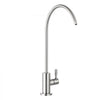 VEVOR Stainless Steel Faucet, Lead-Free Drinking Water Faucets, Reverse Osmosis Faucet with Solid Brass Valve, High Arch Filtered Water Faucets For Kitchen Sink, Bar Counter, Cafe Shop, Brushed Nickel