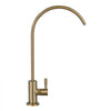 VEVOR Stainless Steel Faucet, Lead-Free Water Purifier Faucet, Filter Water Faucets With Solid Brass Valve, Anti-Rust & Durability Ro Water Faucets For Kitchen, Bar Counter, Cafe Shop, Brushed Gold