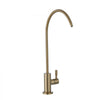 VEVOR Stainless Steel Faucet, Lead-Free Water Purifier Faucet, Filter Water Faucets With Solid Brass Valve, Anti-Rust & Durability Ro Water Faucets For Kitchen, Bar Counter, Cafe Shop, Brushed Gold