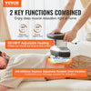 VEVOR Chiropractic Massager, 400-4600rpm Variable Speed Professional Vibrating Massager, Handheld Chiropractic Orbital Body Massager for Back, Neck, Shoulder Muscle Relief