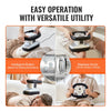VEVOR Chiropractic Massager, 400-4600rpm Variable Speed Professional Vibrating Massager, Handheld Chiropractic Orbital Body Massager for Back, Neck, Shoulder Muscle Relief