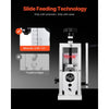VEVOR Hand-Operated Wire Stripper, 0.06''-1.5'' Cable Removal Tool, Drill Attachment Option, Clear Depth Gauge, Lightweight Aluminum Build for Efficient Copper Scrap Processing