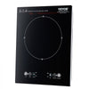 VEVOR Portable Induction Cooktop, 1800W Electric Induction Burner with 9 Temperature Settings, Countertop Induction Hot Plate with 3H Timer, Child Lock, Easy to Clean, for Home Kitchen Cooking