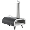 VEVOR Outdoor Pizza Oven, 12 Inch Wood Fired Pizza Ovens, Pellet Pizza-Stove with Thermometer, Portable Pizza-Maker for Outside Backyard Patio Camping, Pizza-Stone, Carry Bag, Shovel, Black