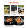 VEVOR Outdoor Pizza Oven, 12 in Propane Gas Pizza Maker, Portable Pizza-Cooker with Electric Rotation, Thickened Pizza-Stone, Carry Bag, Propane Pizza-Oven for Outside Backyard Patio Camping, Black