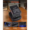 VEVOR 20V MAX, Portable Battery and Charger Combo, AC 110V, 4.0 Ah Lithium-Ion Battery Pack, 4000 mAh Large Capacity, Extended Runtime, Compatible with Series Tools, for Replacement and Fast Charging