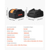 VEVOR 20V MAX, Portable Battery and Charger Combo, AC 110V, 4.0 Ah Lithium-Ion Battery Pack, 4000 mAh Large Capacity, Extended Runtime, Compatible with Series Tools, for Replacement and Fast Charging