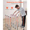 VEVOR Portable Folding Workstand, 6.12 x 4.14 ft Collapsible Workbench, 4500 lbs Weight Capacity, No Assembly Foldable Work Stand with Storage Bag, Table Top NOT Included, for Garage Workshop Outdoor