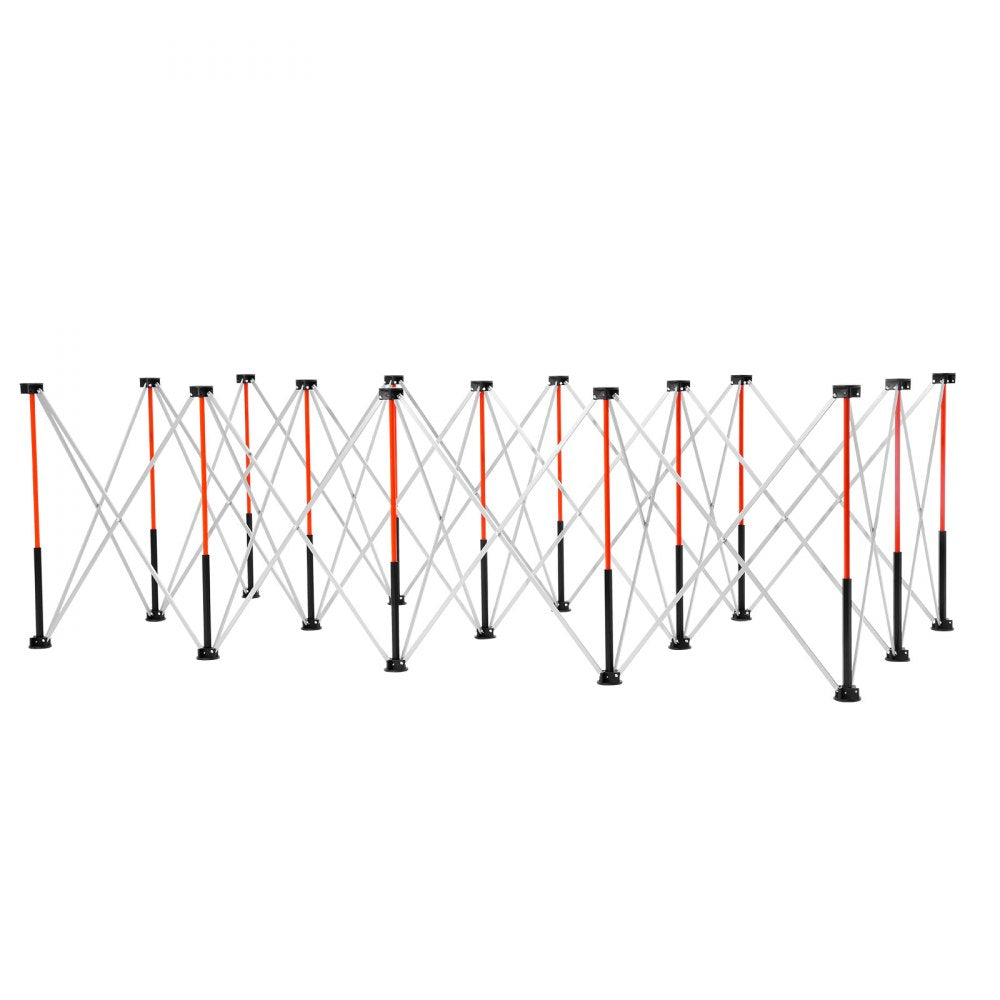 VEVOR Portable Folding Workstand, 8.05 x 4.13 ft Collapsible Workbench, 6000 lbs Weight Capacity, No Assembly Foldable Work Stand with Storage Bag, Table Top NOT Included, for Garage Workshop Outdoor