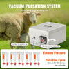 VEVOR Goat Milking Machine, 3 L 304 Stainless Steel Bucket, Electric Automatic Pulsation Vacuum Milker, Portable Milker with Food-grade Silicone Cups and Tubes, Suction for Sheep