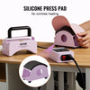 VEVOR Hat Press Machine, Mini Hat Heat Press for Caps with Integrated Control Panel, Cap Heat Press Machine with 5.9x3.15 inch Curved Heating Plate, Safety Base, and Glove, Automatic Shut-Off, Purple