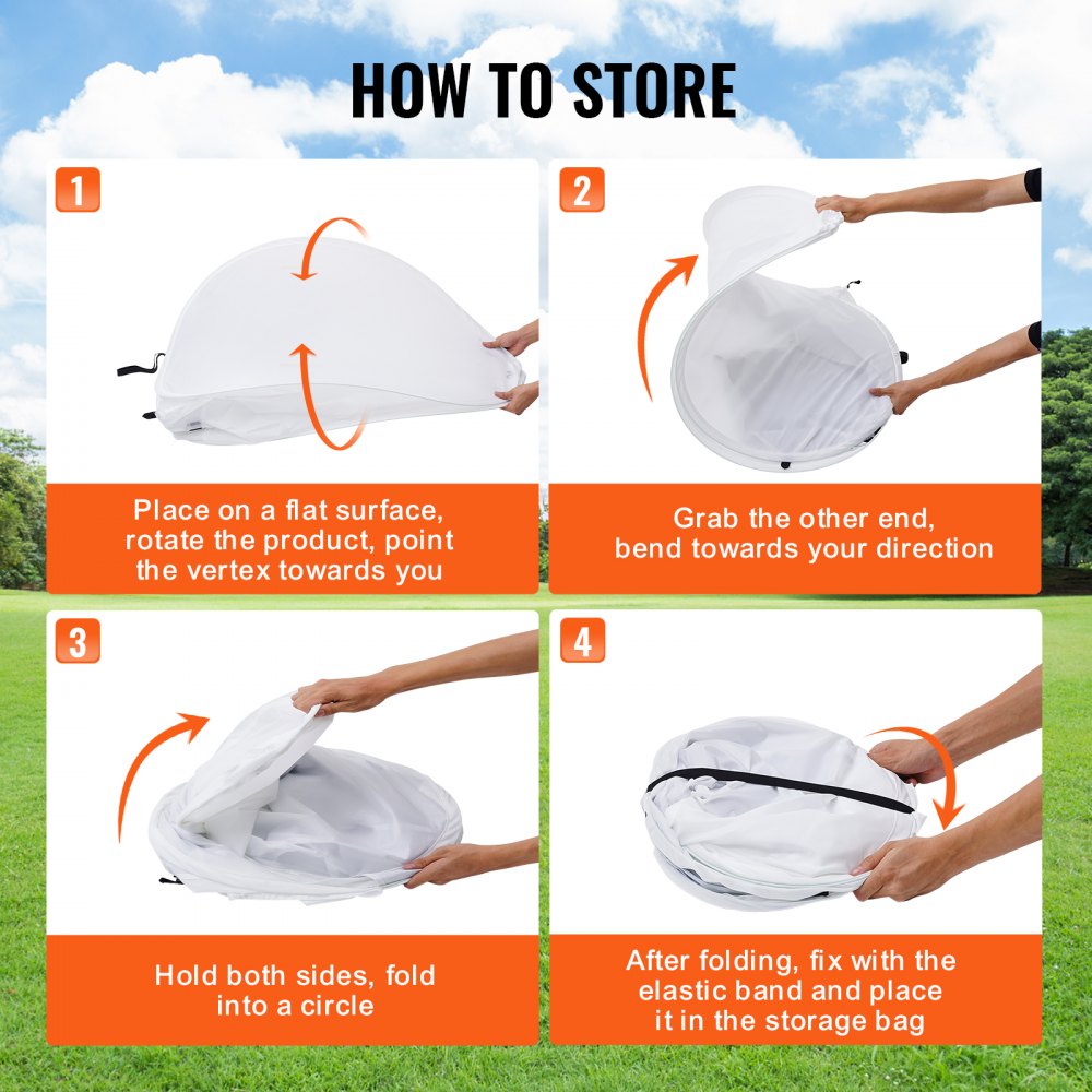 VEVOR Spray Paint Shelter, 40 x 35 x 40 in Pop-Up Portable Spray Paint Tent with Built-In Floor, Exhaust Window and Storage Bag, Foldable Paint Booth for Furniture, DIY Hobby Tool Painting Station