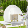 VEVOR Spray Paint Shelter, 40 x 35 x 40 in Pop-Up Portable Spray Paint Tent with Built-In Floor, Exhaust Window and Storage Bag, Foldable Paint Booth for Furniture, DIY Hobby Tool Painting Station