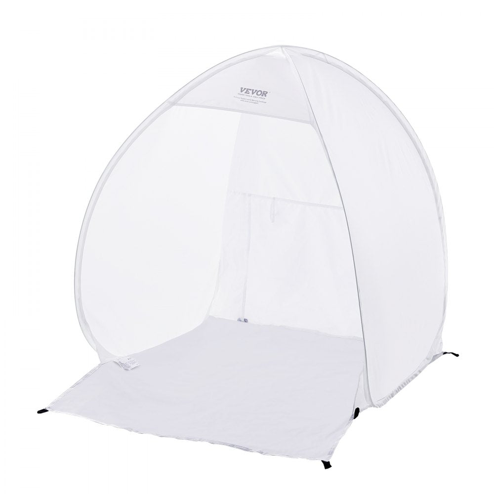 VEVOR Spray Paint Shelter, 40 x 35 x 40 in Pop-Up Portable Spray Paint Tent with Built-In Floor, Exhaust Window and Storage Bag, Foldable Paint Booth for Furniture, DIY Hobby Tool Painting Station
