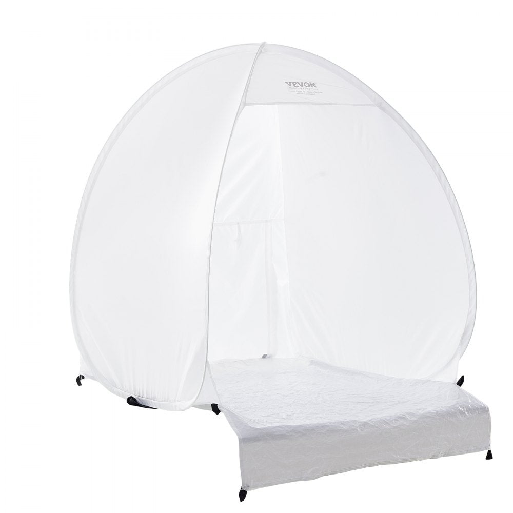 VEVOR Spray Paint Shelter, 40 x 35 x 40 in Pop-Up Portable Spray Paint Tent with Built-In Floor, Exhaust Window and Storage Bag, Foldable Paint Booth for Furniture, DIY Hobby Tool Painting Station