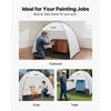 VEVOR Portable Paint Booth Tent, 91.7 x 67.7 x 74.8 inch Painting Tent Station, Spray Shelter with Built-in Floor & Mesh Screen, Large Space, Oxford Spray Painting Tents for Cupboard, Chairs, Tables