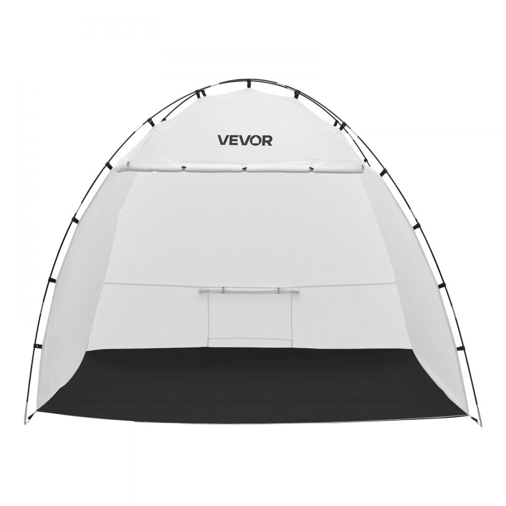 VEVOR Portable Paint Booth Tent, 91.7 x 67.7 x 74.8 inch Painting Tent Station, Spray Shelter with Built-in Floor & Mesh Screen, Large Space, Oxford Spray Painting Tents for Cupboard, Chairs, Tables