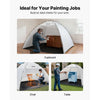 VEVOR Portable Paint Booth Tent, 116.14 x 114.96 x 79.53 inch Painting Tent Station, Spray Shelter with Built-in Floor & Mesh Screen, Large Space, Oxford Spray Painting Tents for Cupboard, Chairs