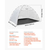 VEVOR Portable Paint Booth Tent, 115.35 x 90.55 x 74 inch Painting Tent Station, Spray Shelter with Built-in Floor & Mesh Screen, Large Space, Oxford Spray Painting Tents for Cupboard, Chairs, Tables