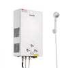 VEVOR Portable Propane Water Heater, 10L Tankless Outdoor Water Heater, 68000 BTU 2.64 GPM Instant Hot Water, with Accessory Set + Regulator for RV Camping Trips Cabins Barns