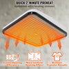 VEVOR Heat Press Machine,10"x12" Portable Shirt Printing Multifunctional Sublimation Transfer Heat Press Machine PTFE Coated, Easy Iron-on Press for T-shirts/Bags/Pillows/HTV Vinyl Projects