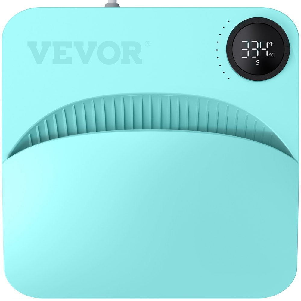 VEVOR Heat Press Machine,9x9inches Portable Shirt Printing Multifunctional Sublimation Transfer Heat Press Machine PTFE Coated, Easy Iron-on Press for T-shirts/Bags/Pillows/HTV Vinyl Projects