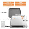 VEVOR Heat Press Machine,9x9inches Portable Shirt Printing Multifunctional Sublimation Transfer Heat Press Machine PTFE Coated, Easy Iron-on Press for T-shirts/HTV Vinyl/Bags/Pillows Projects