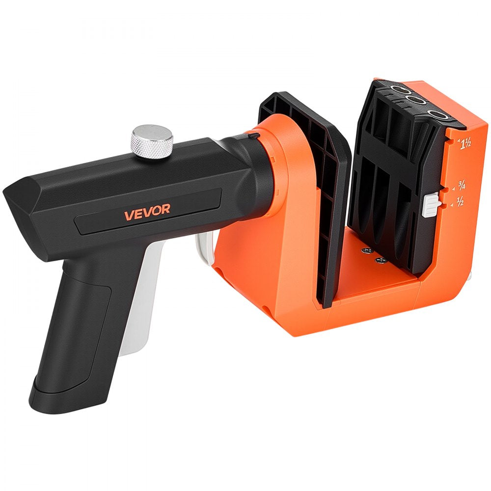 VEVOR Pocket Hole Jig Kit, 1/2", 3/4", 1-1/2" Adjustable, 360° Rotating Handle, Jig Pocket Hole System with 260 Screws, C-Clamp, Stop Collar, Drill Bit, Easy Clamping and Adjusting, for Woodworking