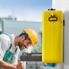 VEVOR Portable Eye Wash Station 14 Gal, OSHA-Approved Eyewash Station Wall-Mounted/On Flat Surface, Emergency Eye Wash Unit with 2 Sprays, First Aid Eyewash Units for Schools, Labs, Factories, Yellow