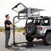 VEVOR Hard Top Remover Lift, 220 lbs, Foldable Jeep Hardtop Removal and Storage System, Easy One-Person Operation, Adjustable Height, for Jeep Wrangler YJ, TJ, JK, JL, 4XE, Ford Bronco 4 Door & 6 Gen+