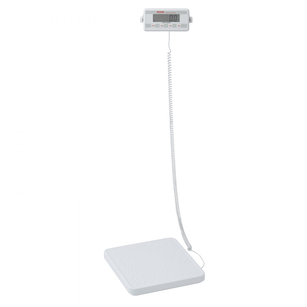 VEVOR Portable Medical Scale, Professional Digital Physician Scale for Weighing - with Anti-slip Platform, 2 Units, Hold & Tare Function, 440LBS Capacity Physician Weight Scale for Gyms Homes Hospital