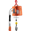 VEVOR 3-in-1 Electric Hoist Winch, 1100lbs Portable Electric Winch, 110V Power Winch Crane, 25ft Lifting Height, with Wire, Wireless, Manual Remote Control, Overload Protection for Lifting Towing