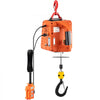 VEVOR 3-in-1 Electric Hoist Winch, 1100lbs Portable Electric Winch, 110V Power Winch Crane, 25ft Lifting Height, with Wire, Wireless, Manual Remote Control, Overload Protection for Lifting Towing