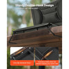 VEVOR Stadium Seat, Folding Bleacher Chair with Back Support and Thick Cushion, Padded Stadium Seat for Bleacher Includes Shoulder Strap, Hooks, Cup Holder, Lycra Material, Side Pocket, PP Material