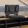 VEVOR Stadium Seat, Folding Bleacher Chair with Back Support and Thick Cushion, Padded Stadium Seat for Bleacher Includes Shoulder Strap, Hooks, Cup Holder, Lycra Material, Side Pocket, PP Material
