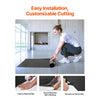 VEVOR Dance Floor, 6.6' x 3' Portable Yoga Mat with Organizer Bag, 1.5 mm Thick Workout Mats, Non-slip Floor Mats for Practicing at Home, Studios, Stage