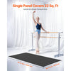 VEVOR Dance Floor, 6.6' x 3' Portable Yoga Mat with Organizer Bag, 1.5 mm Thick Workout Mats, Non-slip Floor Mats for Practicing at Home, Studios, Stage